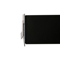 STOER! Briefplaat Zwart 340x95mm.