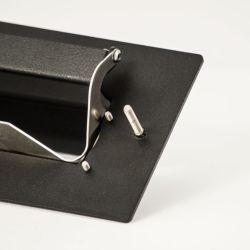 STOER! Briefplaat Zwart 340x95mm.