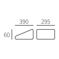 Dak tbv postkastsysteem Allux Brick - verzinkt staal