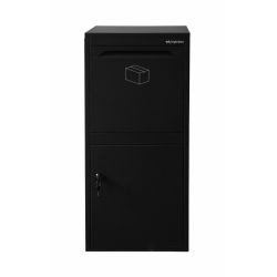 Pakketbrievenbus Logixbox Frontbox DeLuxe - zwart