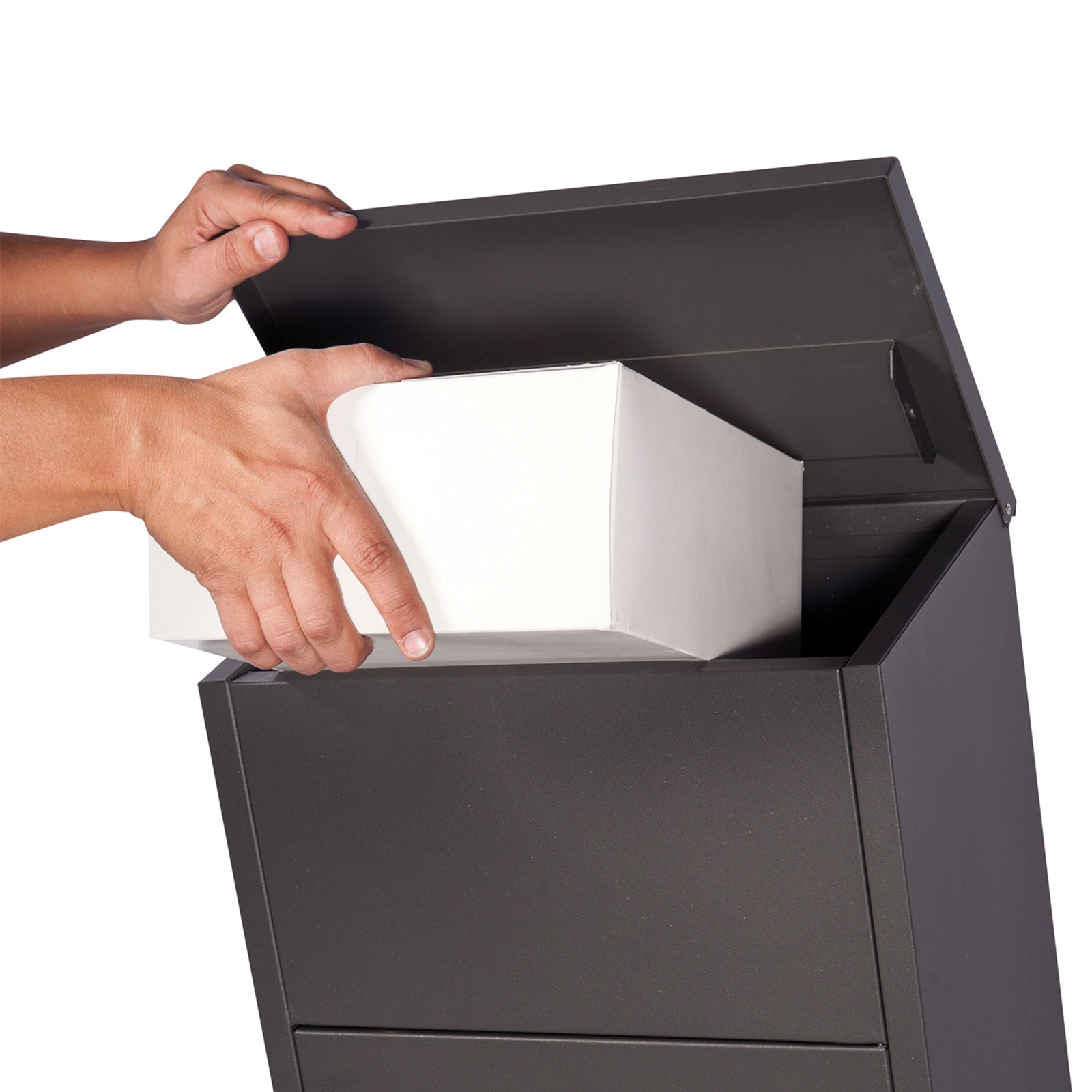 Joma Everest pakketbrievenbus vrijstaand staal donkergrijs