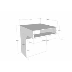 STOER! Flexibele postinbouwkast RVS 40-55cm