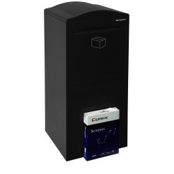 Pakketbrievenbus Logixbox Frontbox achteruitname - zwart