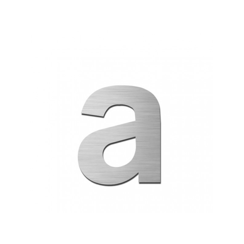 Stoer! Zelfklevende RVS huisletter York