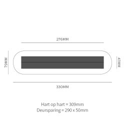Tochtwering Aart PVD glans nikkel