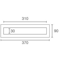 Joma briefplaat Push 310 - mat zwart