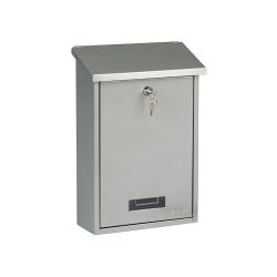 Brievenbus Dublin - zilvergrijs