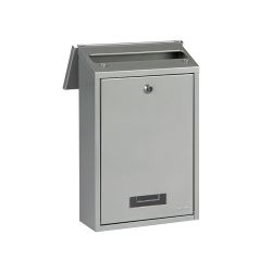 Brievenbus Dublin - zilvergrijs