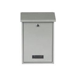 Brievenbus Dublin - zilvergrijs