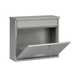 Brievenbus Oxford - zilvergrijs