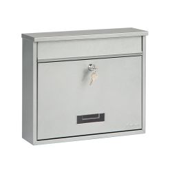 Brievenbus Oxford - zilvergrijs