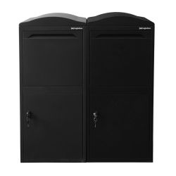 Pakketbrievenbus Logixbox Frontbox Uni - grijs