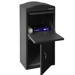 Pakketbrievenbus Logixbox Frontbox Uni - grijs