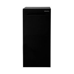 Pakketbrievenbus Logixbox Frontbox Uni Inbouw - zwart