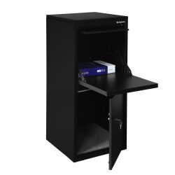 Pakketbrievenbus Logixbox Frontbox Uni Inbouw - zwart