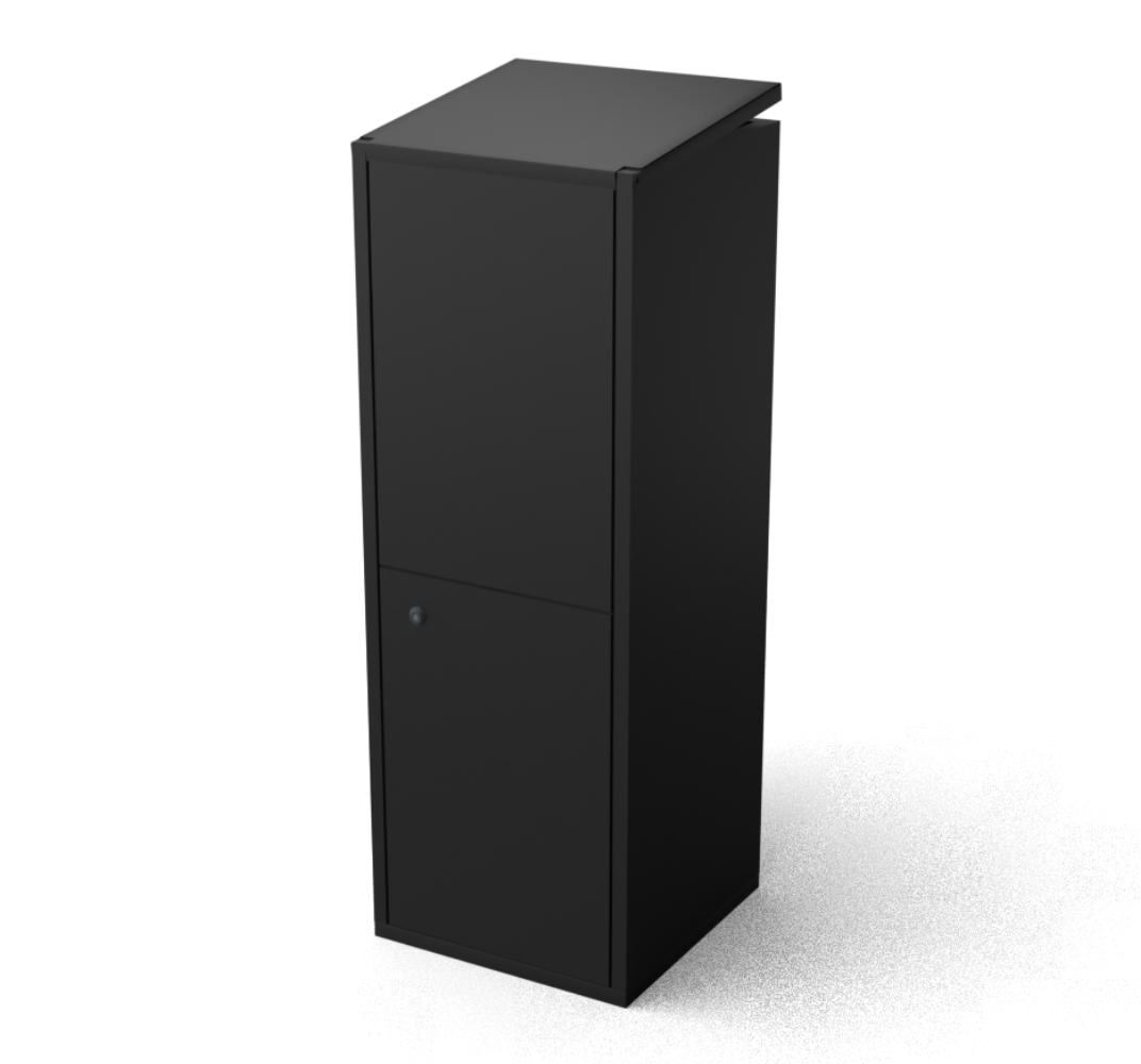 Geroba Geroba Collu pakketbrievenbus staal zwart