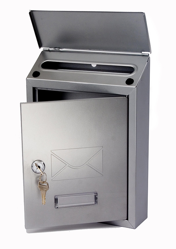G2 G2 Avon wandbrievenbus staal zilvergrijs