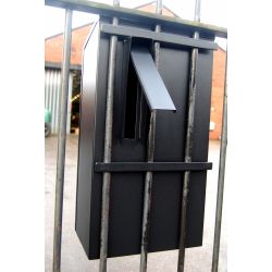 G2 hekbrievenbus - zwart