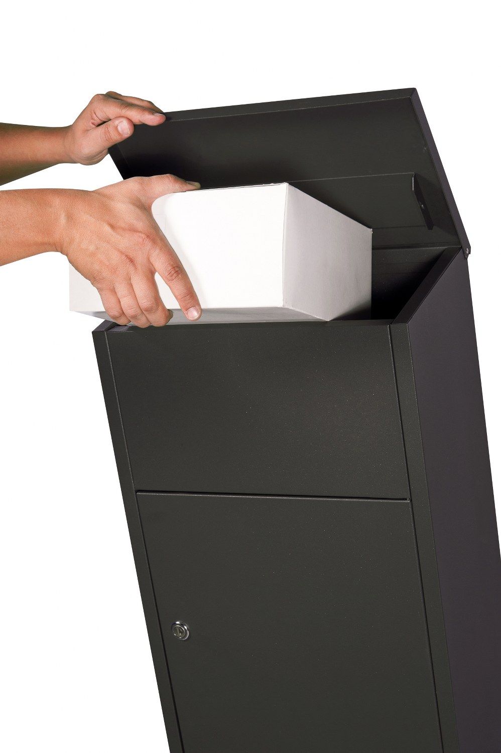 Joma Everest pakketbrievenbus vrijstaand staal zwart