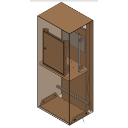 LED-verlichting voor achter uitgelaserd huisnummer