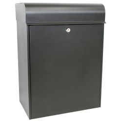 G2 pakketbrievenbus voor wandmontage - zwart