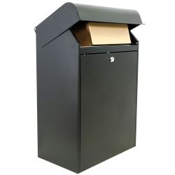 G2 pakketbrievenbus voor wandmontage - zwart