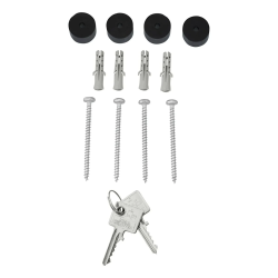 Burg-Wächter Malmö kunststof brievenbus - wit