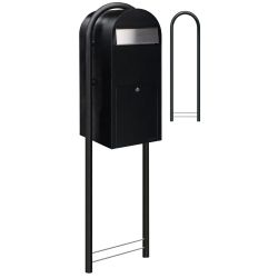 Brievenbus Bobi Jumbo - zwart