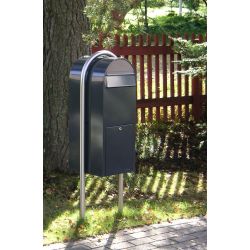 Brievenbus Bobi Jumbo - donkergrijs