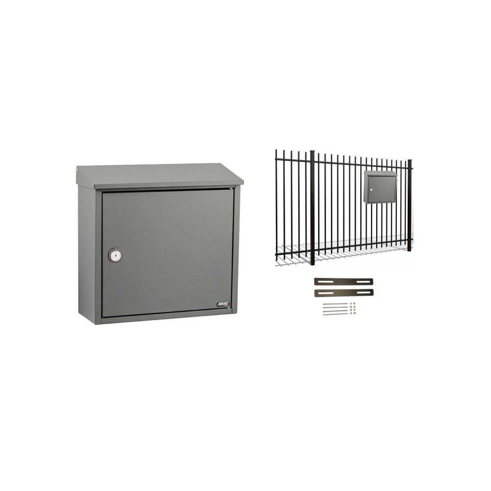 Hekbrievenbus Allux 400 - antraciet