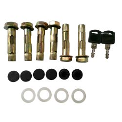 Pakketbrievenbus met postvak Logixbox Frontbox DeLuxe Uni achteruitname - grijs