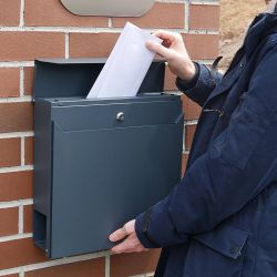 Brievenbus SafePost 800 - antracietgrijs