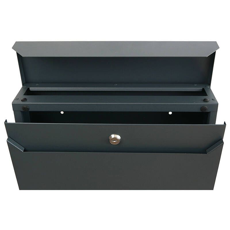 SafePost 800 wandbrievenbus staal wit