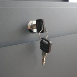 Brievenbus SafePost 810 - aluminiumgrijs