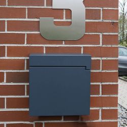 Brievenbus SafePost 810 - aluminiumgrijs