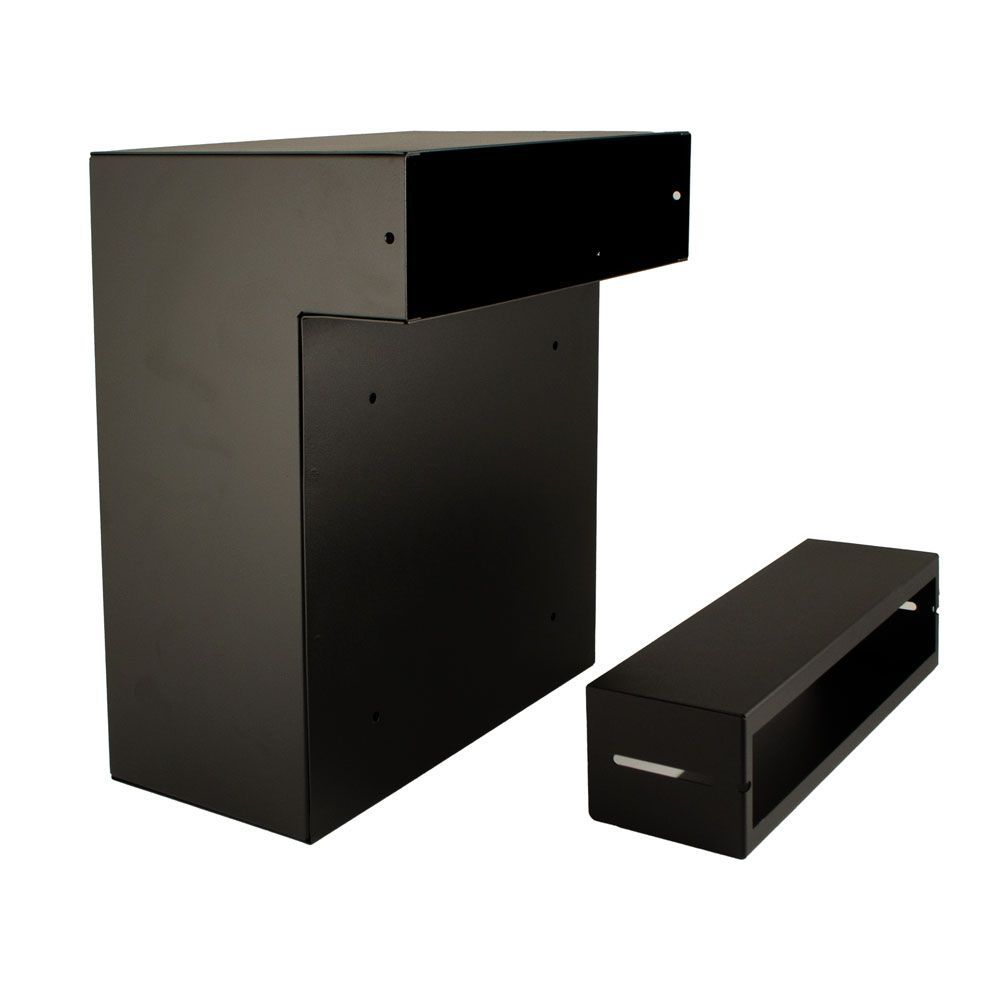 STOER! Post doorvoerkast Bremen 75-135mm. - zwart