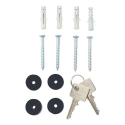 Burg-Wächter brievenbus met krantenvak London-Set - zwart/RVS