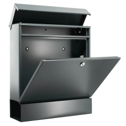 Burg-Wächter brievenbus met krantenrol Seattle - antraciet