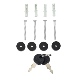 Burg-Wächter Solar-brievenbus Malaga met LED huisnummer - wit