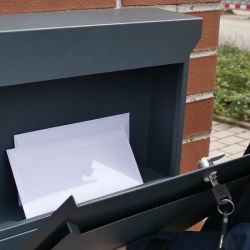 Brievenbus SafePost 800 - antracietgrijs