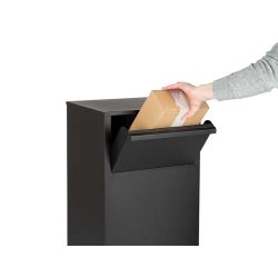 Pakketbrievenbus Keulen XL - mat zwart