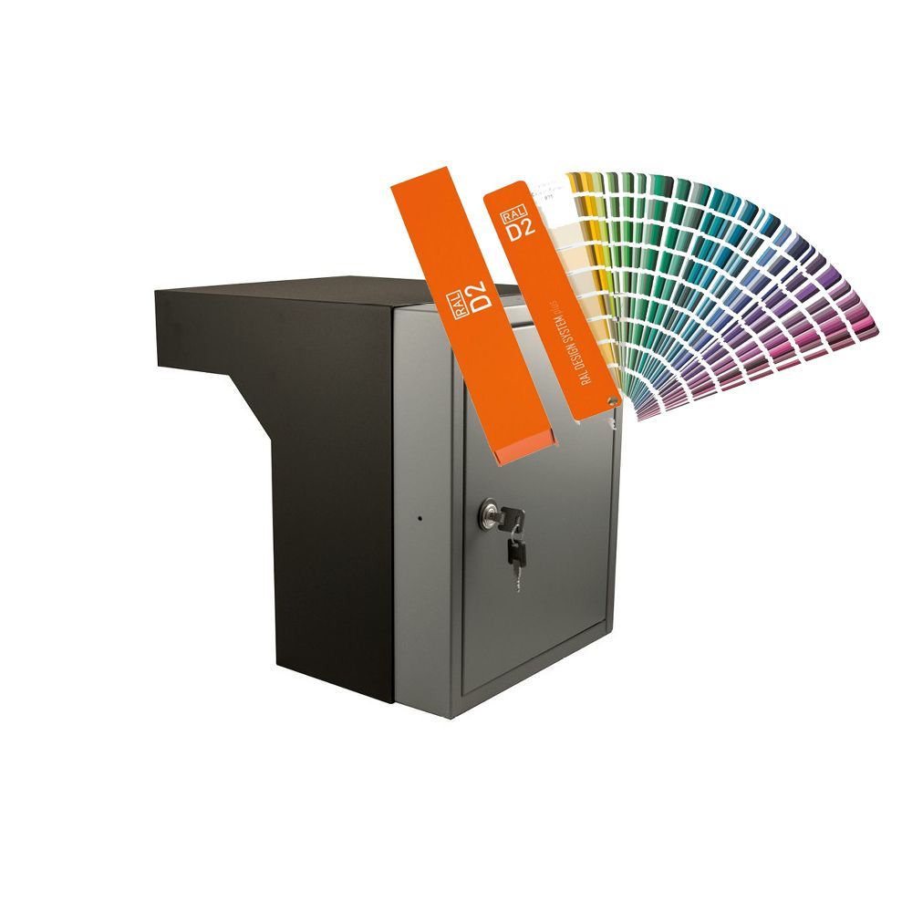 STOER! Flexibele postinbouwkast Berlijn 35-50cm. uitgevoerd in RAL-kleur naar keuze