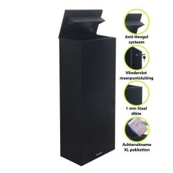 Pakketbrievenbus Logixbox Trendybox - zwart