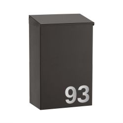 Brievenbus Stoer! Bern - Antraciet