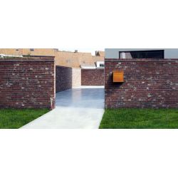 Geroba wandbrievenbus Seina - Cortenstaal