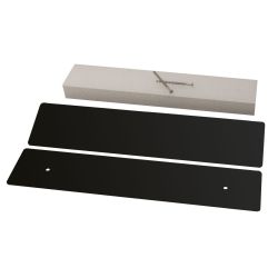 STOER! Brievenbus afsluiter London XL 385x80mm - zwart