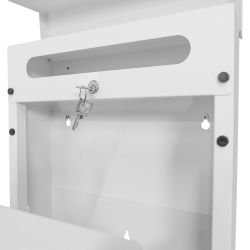 Spinder Design brievenbus Inbox - wit