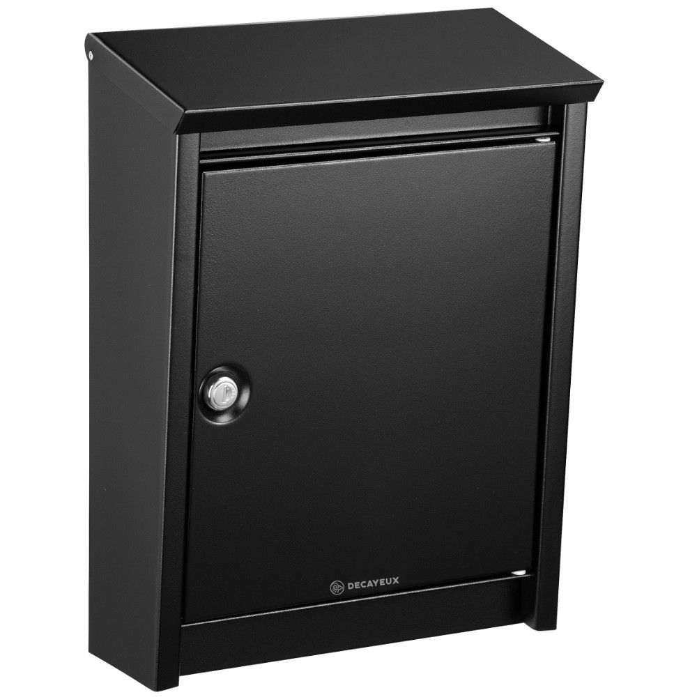 Decayeux D110 wandbrievenbus staal - zwart