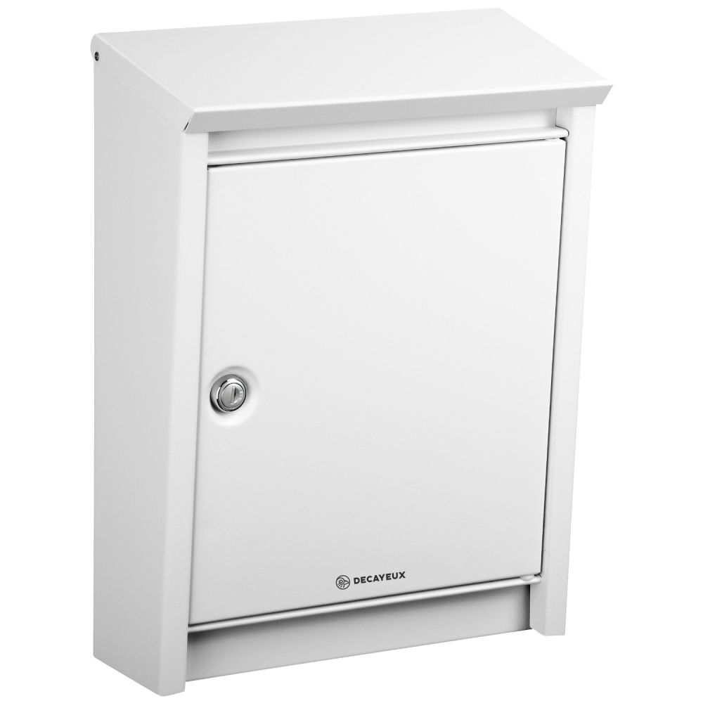 Decayeux D110 wandbrievenbus staal - wit