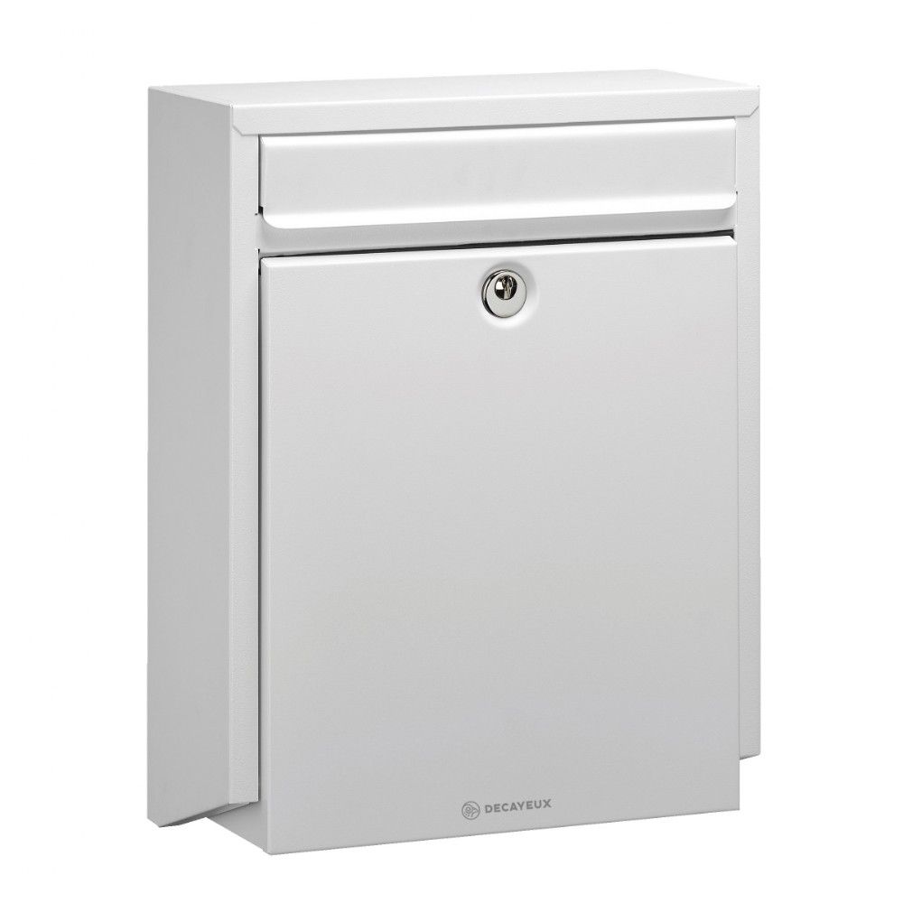 Decayeux D100 wandbrievenbus staal - wit